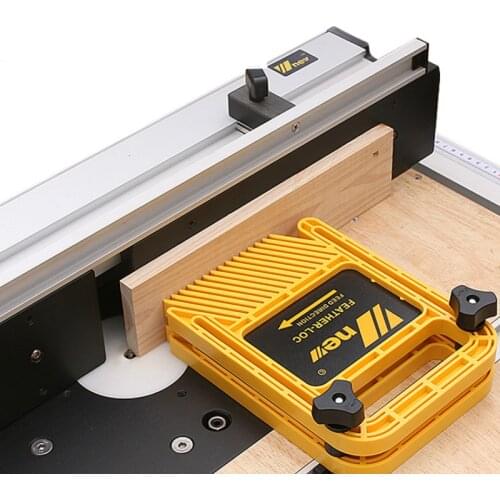 Extended Multi-purpose Feather Loc Board Set for Flip Engraving Machine Table Saw Band-saw Miter Gauge Slot Woodwork Tools