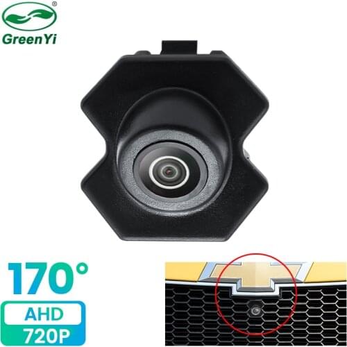 GreenYi 170° Fisheye Lens AHD 720P Night Vision Car Front View Camera For Chevrolet Cruze Logo Mark HD Camera