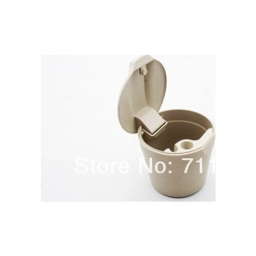 Cup Holder Trash Bin Beige For Volkswagen For VW Polo 9N3