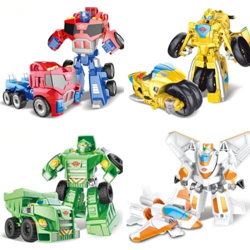 2021 New Alloy ABS Transformation Robot Car Action Toys Plastic Model Robot Toys for Boys Kids Gift Original Box