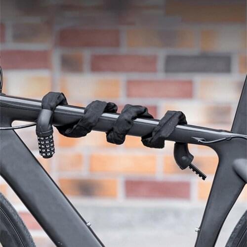 Bicycle accessories mountain bike road bike password lock electric bike motorcycle lock anti-theft black padlock accessories