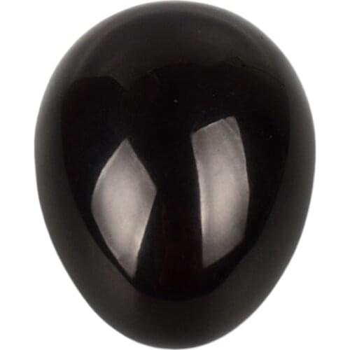Yoni Egg Natural Black Obsidian Stone Eggs Polished Massage Healing Egg App Health Care Massage Tools