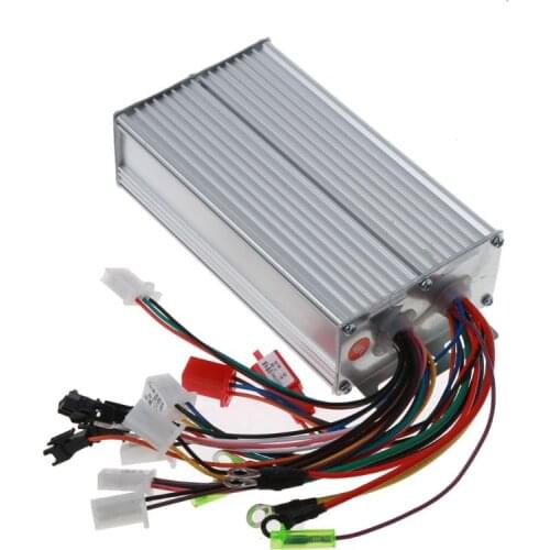 36V-48V 500W 12 Pipe Wire Brushless Motor Controller Replacements for Electric Bike Tricycle Bicycle E-bike Scooter Aug