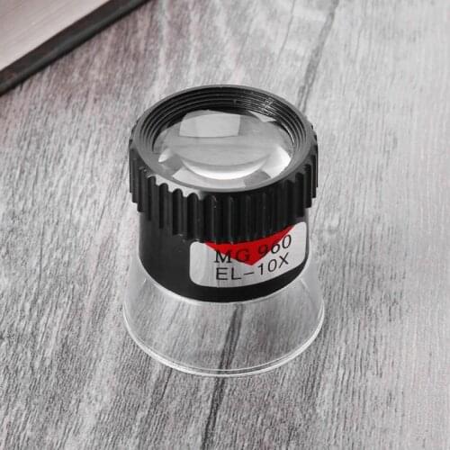 10X Monocular Magnifying Glass Loupe Lens Map Eye Magnifier Jewelry Repair Tool