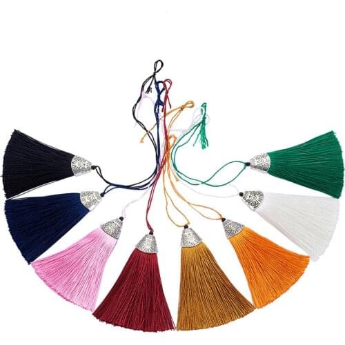 20Pcs Mixed Color Polyester Tassel Pendant Decorations Charms DIY Drop Earring Tassel For Jewelry Making Fingdings Accessories