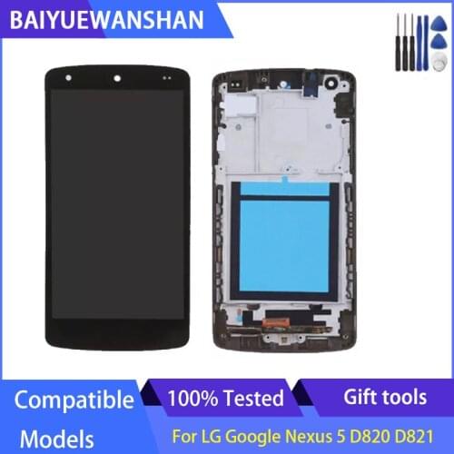 4.95" for LG Nexus 5 LCD Touch Screen Digitizer Assembly For LG Nexus 5 Display D820 D821 Screen Replacement