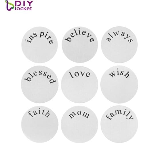 5pcs wholesale sales Floating Charm, Window Plate, fit 30mm Locket Jewelry pendants 361 steel LSFP01