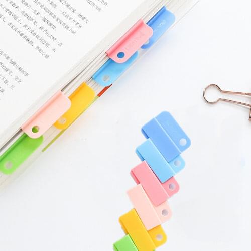6 Pcs/lot Creative Multifunctional Classification Clips Office Accessories School Supplies Stationery Memo Clip Children Gifts