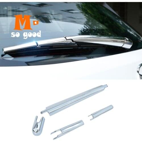 ABS Chrome For Mazda CX-5 CX5 Car rear Window Wiper arm blade Trim Cover-auto exterior styling Accessories 2012 To 2018