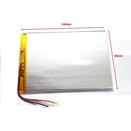 9 10 inch large capacity 3.7 V tablet battery 6000 mah each brand tablet universal rechargeable lithium batteries 3580140