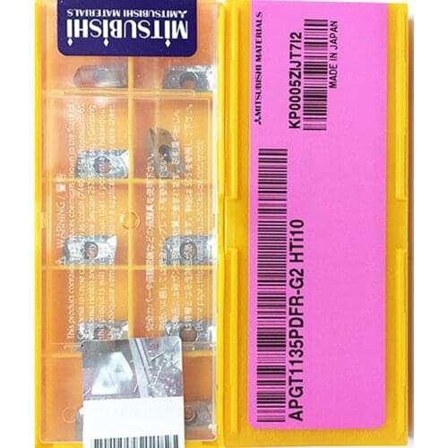 APGT1135PDFR-G2 HTi10 APGT1604PDFR-G2 HTi10 R0.8 Carbide insert Processing: copper and aluminum Free shipping