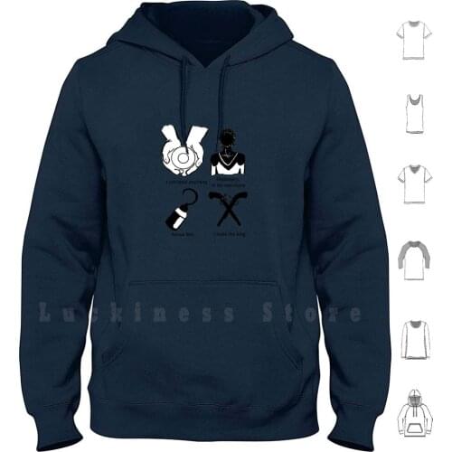 Attolia Hoodie Long Sleeve Attolia Thief Book Adventure King Queen Eddis Bw Black And White Sounis