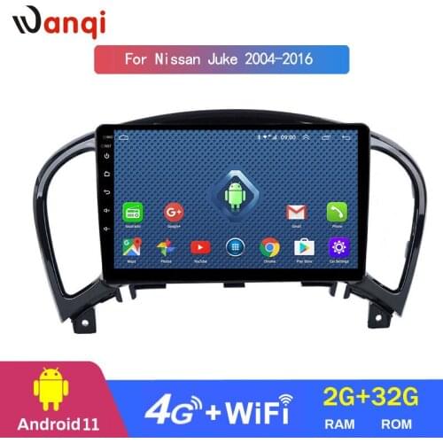 Car Radio 9 INCH Screen Android 8.1 Multimedia DVD Player For NISSAN JUKE 2004-2016 Car GPS Navigation System Bluetooth No DVD
