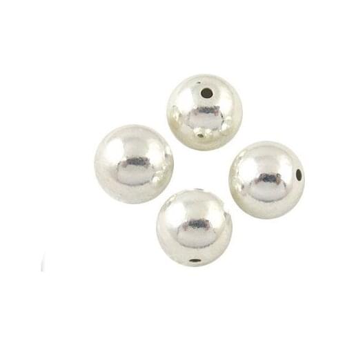 Beadsnice ID25609 925 silver round fashion beads making chain