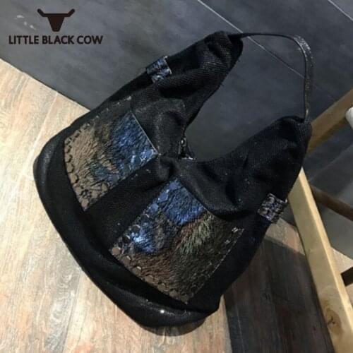 Street Style Mesh Sequined Big Handbag Large Capacity Casual Tote Bag Women Shoulder Bag Female Shopper Bolsa Feminina Black