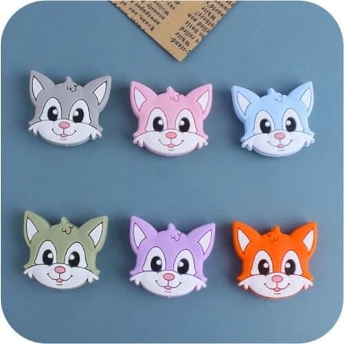 Baby Teething Silicone Beads For DIY Nursing Necklace Teether Pacifier Chain GXMB