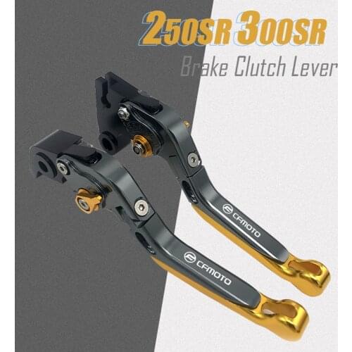 For CFMOTO 250SR 300SR 250 SR 300 SR Motorcycle Accessories CNC Aluminum Adjustable Folding Extendable Brake Clutch Levers