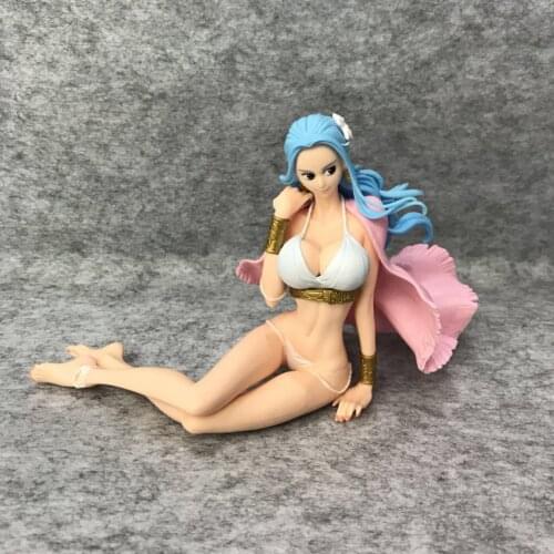 10.5CM Japanese anime figure one piece vivi lying swimsuit ver action figure collectible model toys for boys
