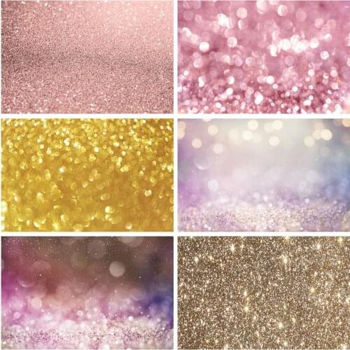 Laeacco Fantasy Glitters Polka Dots Light Bokeh Photography Background Wedding Birthday Party Baby Portrait Backdrop Photostudio