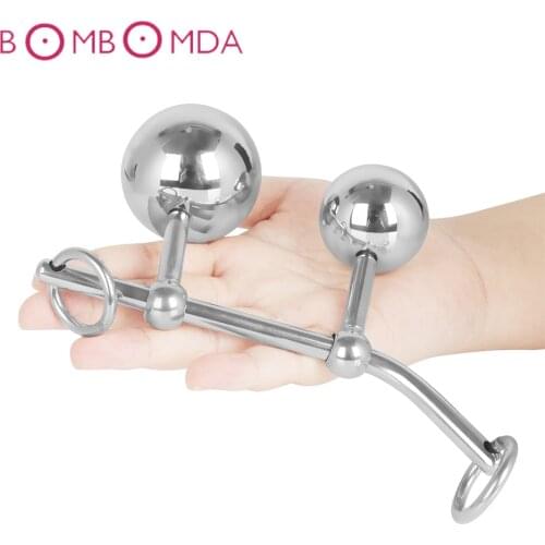 Stainless Steel Anal Vagina Ball Vagina Insert Anal Hook Adult Sex Toy For Women Plug In Steel Chastity Belts Rope Hook Sex Shop