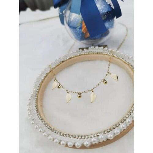 Korean fashion necklace steel