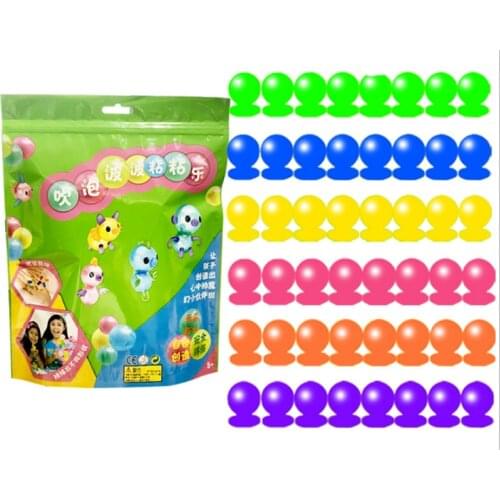 1set Refilling Oonies balloon pack bubble ball game play set kids funny table game toy