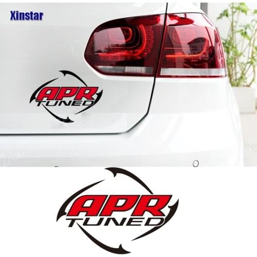 APR TUNED Car Sticker For Volkswagen CC Passat Golf6 Golf7 Audi A4 A6 Mk6 Mk7 R20 R32 R36