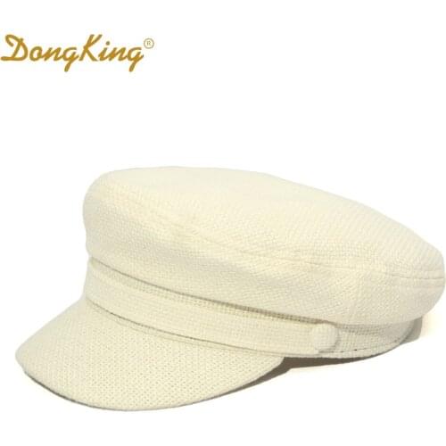 New Winter Military Cap Autumn Spring Octagonal Cap Women Flat Top Military Caps Navy Hats Solid Casual hats 4 Colors berets hat