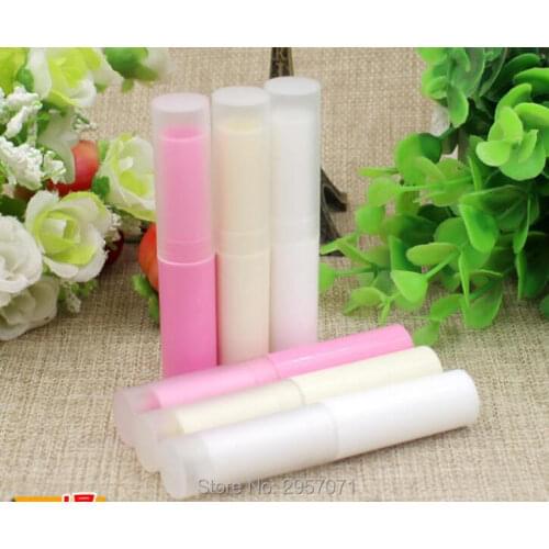 Professional Makeup Cosmetic DIY Chapstick Lip gloss Lipstick Balm Tube with Transparent Caps Empty Container Packaging 1000pcs