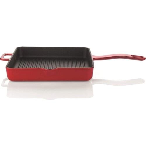 Schafer Guss Chef Cast Square Grill Pan-25CM-1 Piece
