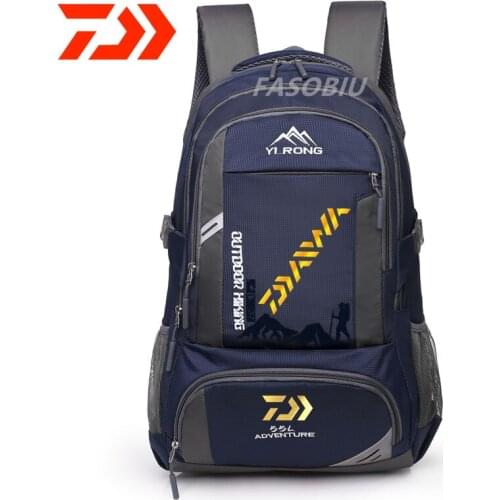 Daiwa Mountaineering Fishing Bag Unisex Outdoor Sports Leisure Camping Travel Hiking Bags Climbing Waterproof Fishing Backpack