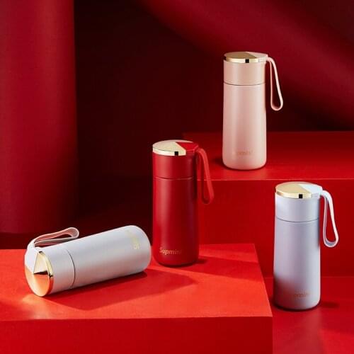 Thermos Cup Vacuum Flasks 180ml Mini Straight Cup Portable Stainless Steel Water Cup Vacuum Insulated Water Bottle Gift Cup