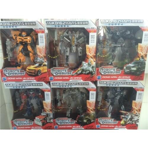 Transformers Toys Model CarBumblebee Optimus Prim Megatron Robot Version Action Figure Robot Boy Toys Children Gifts