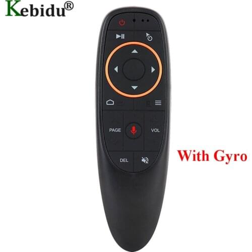 Kebidu G10S Air Mouse Voice Control 2.4G USB Receiver with Gyro Sensing for Android TV BOX Mini Wireless Smart Remote
