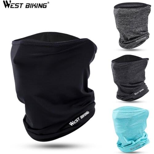 WEST BIKING Cycling Headwear Summer Men Anti-sweat Breathable Cycling Face Cover Running Bicycle Bandana Sports Scarf Headband