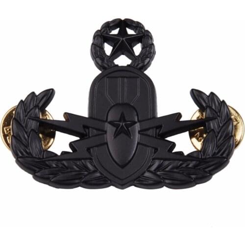 US EXPLOSIVE ORDNANCE DISPOSAL MASTER BADGE EOD PIN BADGE INSIGNIA BLACK Military Store
