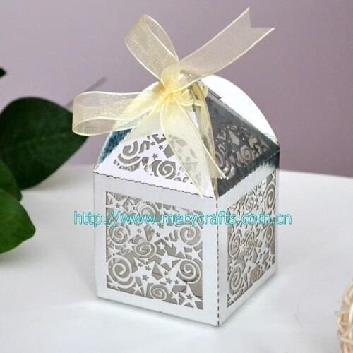 100pcs star shaped gifts box elegant birthday candy boxes