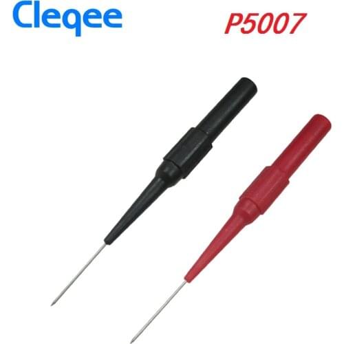 2018 Cleqee P5007 P5008 2pcs Insulation Piercing Needle Non-destructive Multimeter Test Probes Red/Black