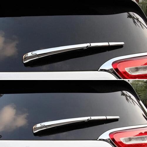 For Jeep Grand Cherokee 2011-2016 3Pcs Auto Rear Window Rain Wiper Blade Trim Cover Exterior Chrome ABS Car Styling Accessories