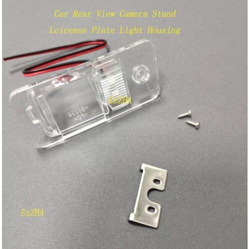 EzZHA Car Rear View Camera Bracket License Plate Lights Housing Mount for Audi A3 S3 A4 S4 RS4 A5 S5 A6 A6L C6 S6 RS6 Q7 SQ7 A8