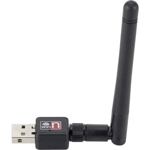 USB Wireless Network Card 150M with Antenna Detachable 2DB Desktop Notebook External AP Support WPS Receiver