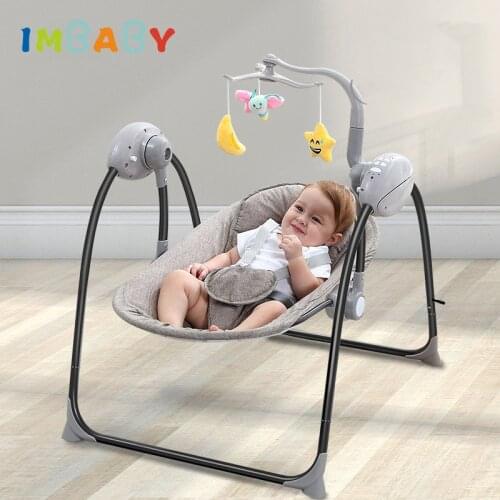 IMBABY Baby Swing Baby Rocking Chair Electric Baby Cradle With Remote Control Cradle Rocking Chair For Newborns Swing Chair