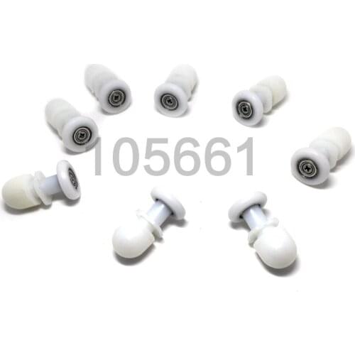 25mm Dia. 6mm Width Wheel Partiality Pulley Shower Door Roller Runner CY-806 of a set