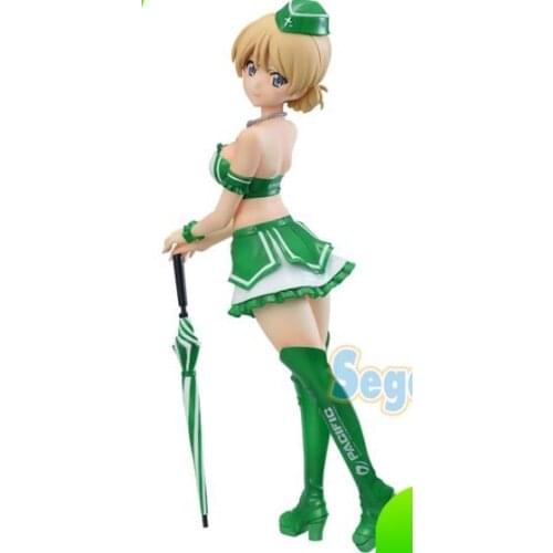 Japanese anime figure GIRLS and PANZER The Movie Darjeeling action figure collectible model toys for boys