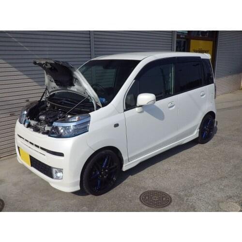 For 2008-2014 Honda Life JC1 Front Hood Bonnet Gas Struts Lift Support Shock Damper Carbon Fiber