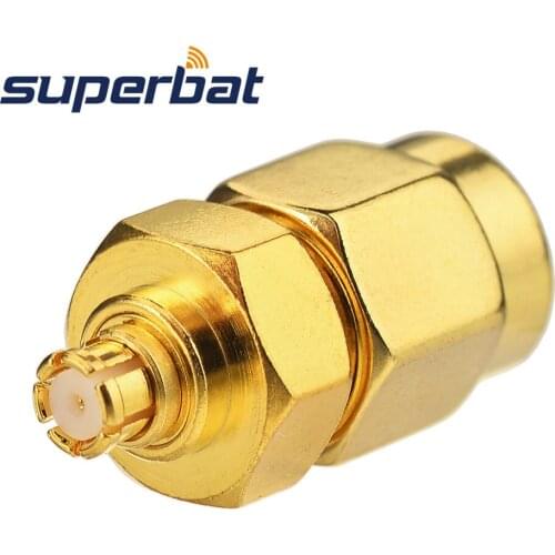 Superbat SMP Jack Adapter to SMA Straight Plug 50 Ohm RF Coaxial Connector