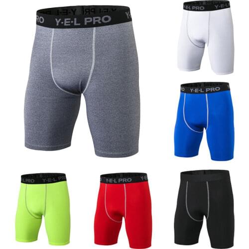 Lovmove Compression Men Running Tights Shorts Elastic Breathable Quick Drying Fitness Short Pants Male Underwear Sport Shorts
