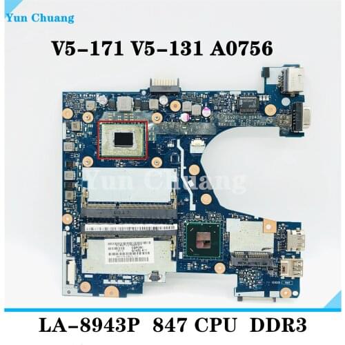 Q1VZC LA-8943P For Acer Aspire C710 V5-131 A0756 Laptop Motherboard 847 CPU NB.M8911.004 NBSH7110023 LA-8943P 100% fully tested