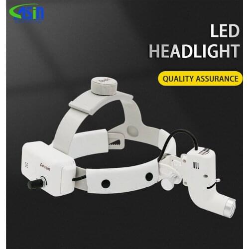 5W ENT Dental LED Head Light Lamp Loupes Brightness Spot Ajustable Dental Lab Headlamp Surgical Headlight