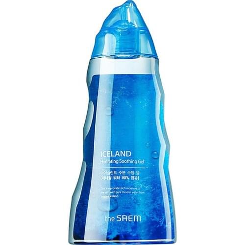 THE SAEM Iceland Hydrating Soothing Gel 300ml Hydrating Gel Moisturizing Skin Care Mask Soothes Skin Repair Care KoreanCosmetics